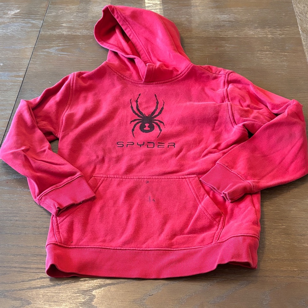Spyder Vibrant Red Pullover Hoodie